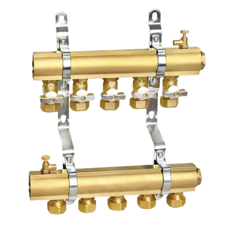 Messing-Kugelhahn-Fußbodenheizungsverteiler
