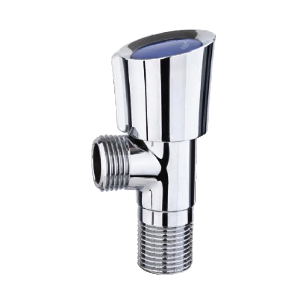 1/2 WC Messing verchromt explosionsgeschütztes Eckventil DSJ025(Blau)